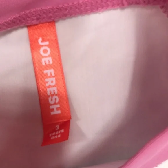 Joe Fresh Cherry Raglan Rashguard Swim Top - Picture 5 of 7